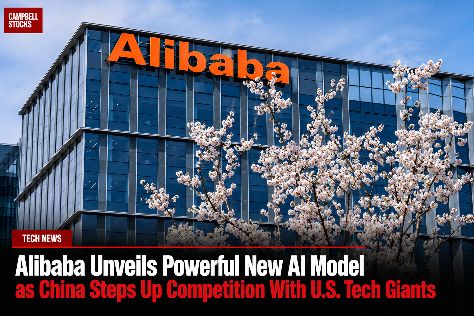 Alibaba Unveils Advanced AI Model as China Intensifies Race With U.S. Tech Giants